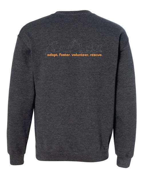 NNHS Dark Heather Grey Crewneck Sweatshirt