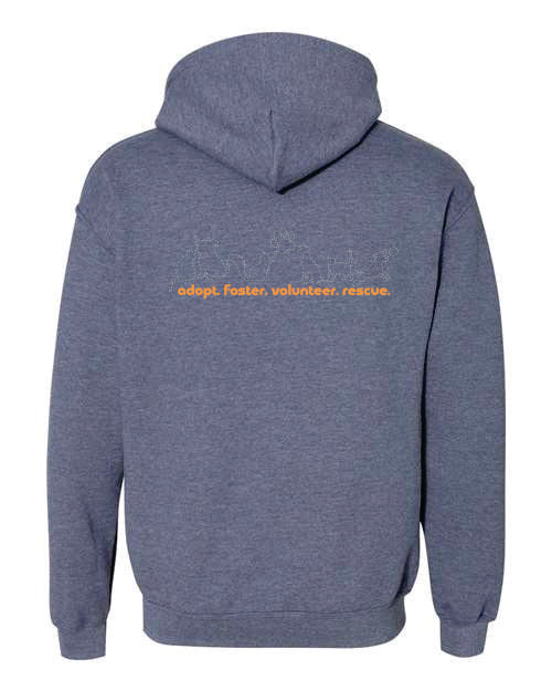 NNHS Heather Dark Navy Hoodie