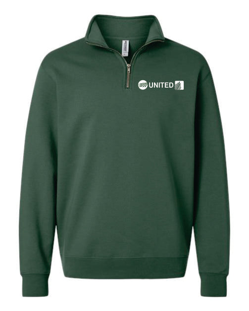 United Unisex Midweight 1/4 Zip Pullover