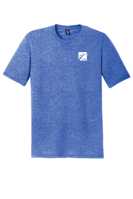 NVIS District Made Royal Frost Short Sleeve Triblend Tee