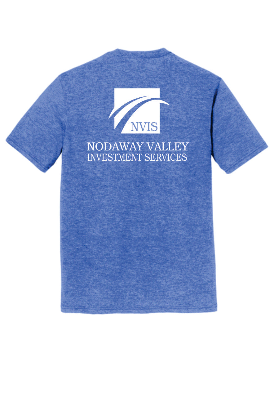 NVIS District Made Royal Frost Short Sleeve Triblend Tee