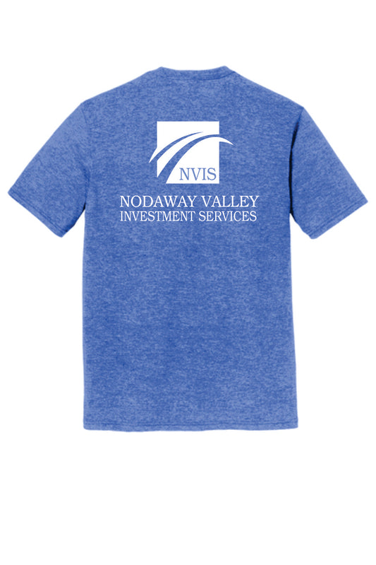 NVIS District Made Royal Frost Short Sleeve Triblend Tee
