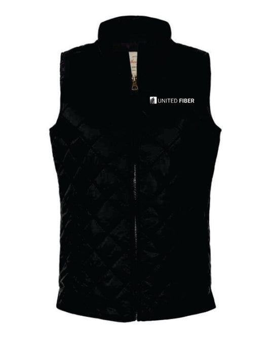 United Fiber Women's Vintage Diamond Quilted Vest