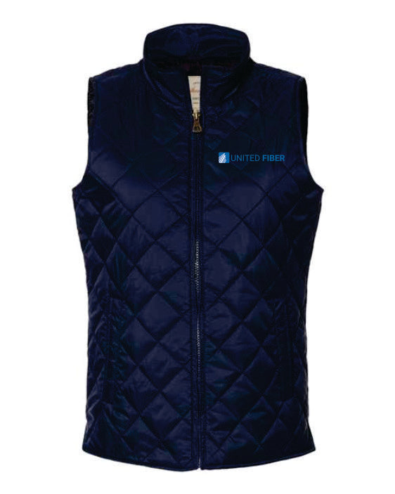 United Fiber Women's Vintage Diamond Quilted Vest
