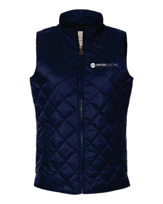 United Electric Cooperative Women's Vintage Diamond Quilted Vest