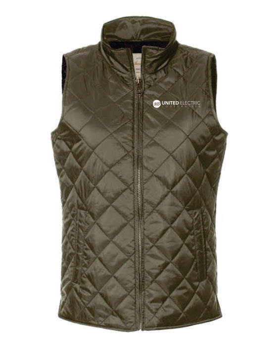 United Electric Cooperative Women's Vintage Diamond Quilted Vest