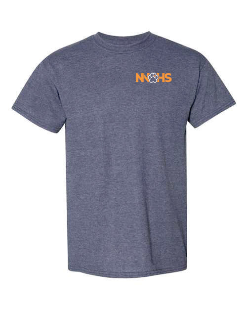 NNHS Heather Dark Navy Short Sleeve Tee