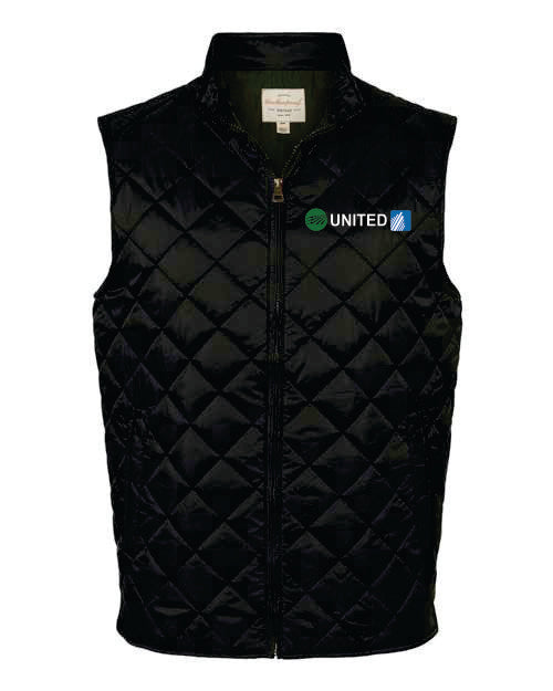 United Men's Vintage Diamond Quilted Vest