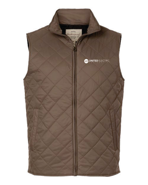 United Electric Cooperative Men's Vintage Diamond Quilted Vest