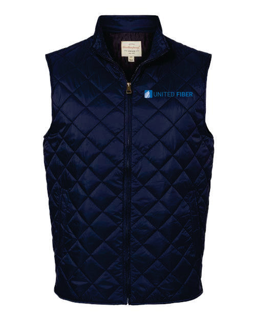 United Fiber Men's Vintage Diamond Quilted Vest