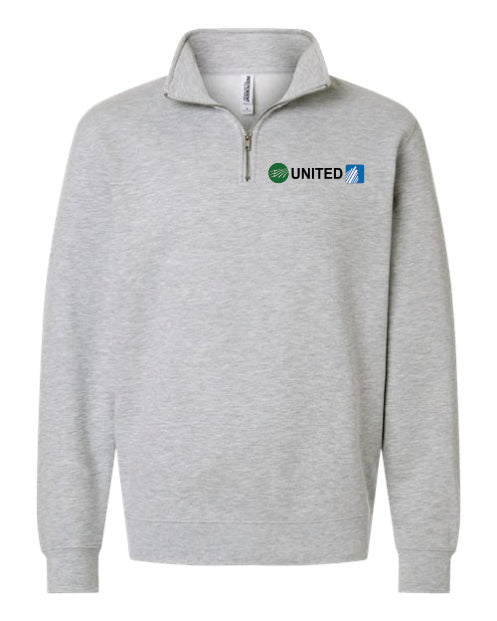United Unisex Midweight 1/4 Zip Pullover