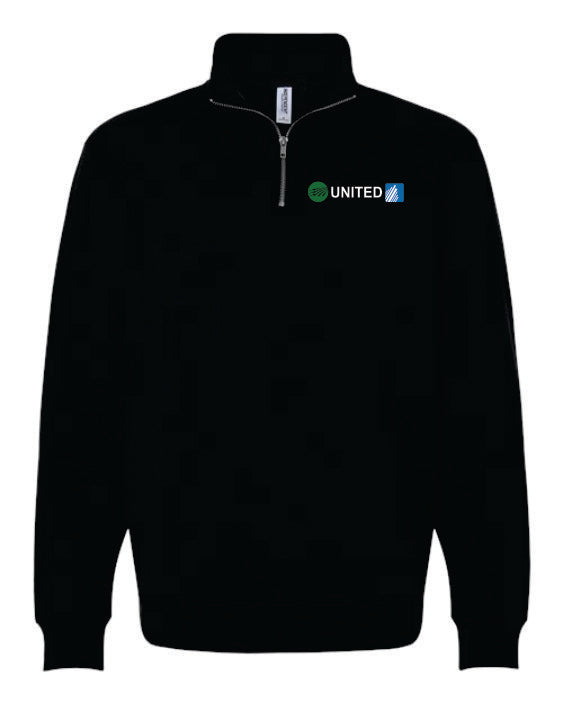 United Unisex Midweight 1/4 Zip Pullover