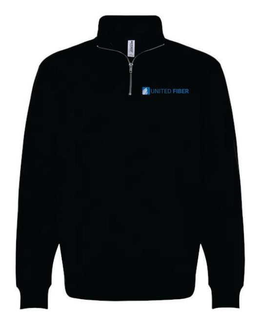 United Fiber Unisex Midweight 1/4 Zip Pullover