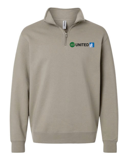 United Unisex Midweight 1/4 Zip Pullover