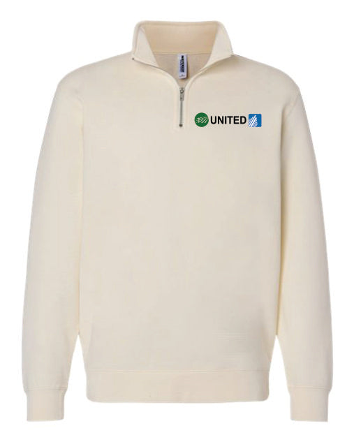 United Unisex Midweight 1/4 Zip Pullover